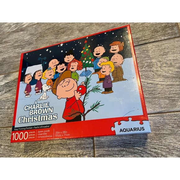 Aquarius Other - New A Charlie Brown Christmas Jigsaw Puzzle 1000 piece Snoopy Peanuts